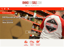 Tablet Screenshot of ammoforsale.com
